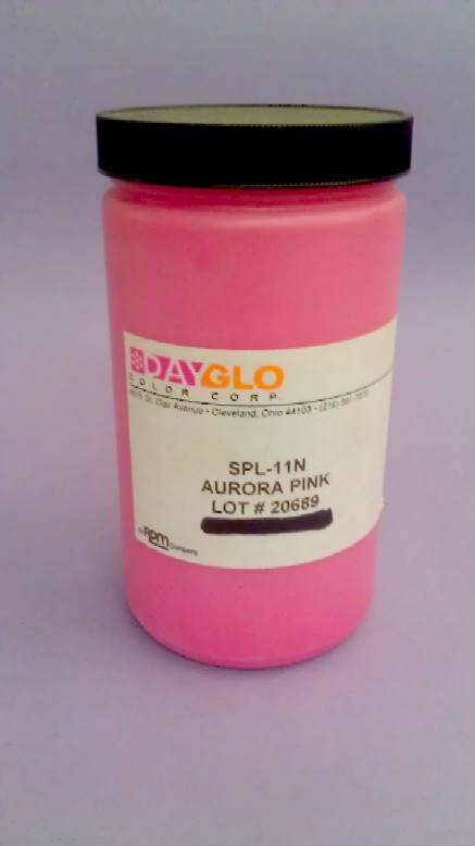 DayGlo Liquid SPL-11N Aurora Pink FINE GRIND Fluorescent Pigment 